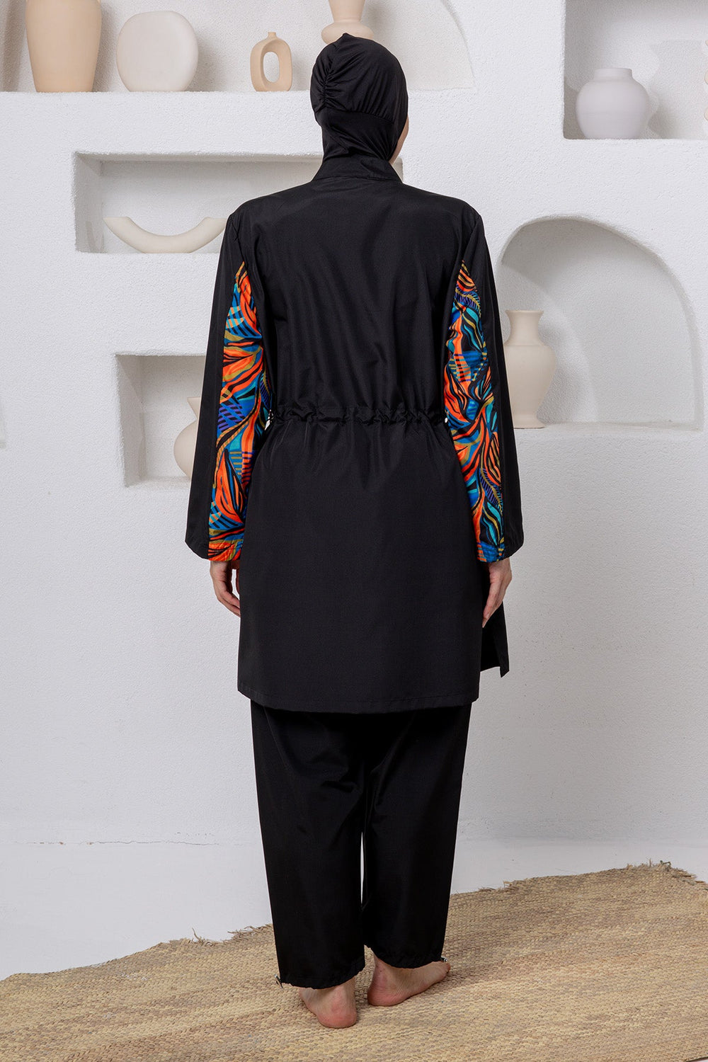 Maresiva Burkini Swimsuit-2802  Voile