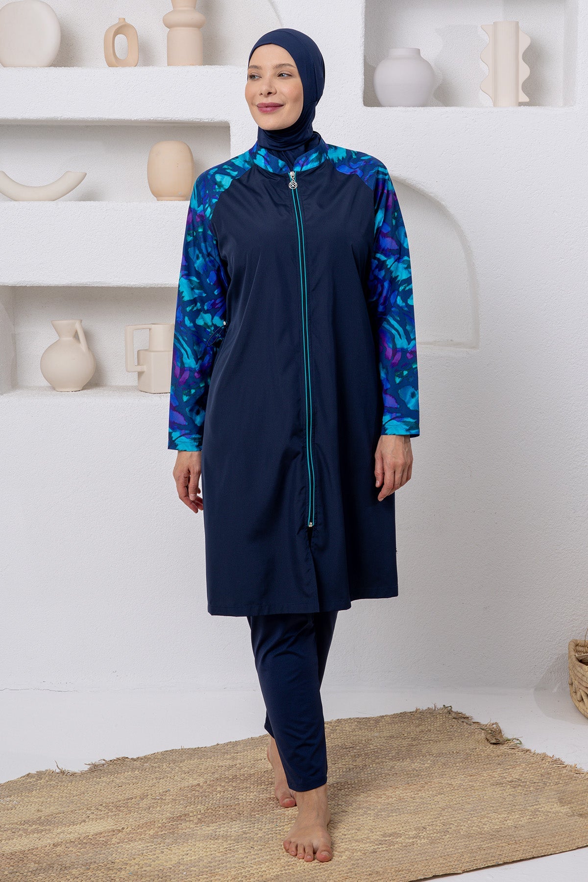 Maresiva Burkini Swimsuit-2803  Voile