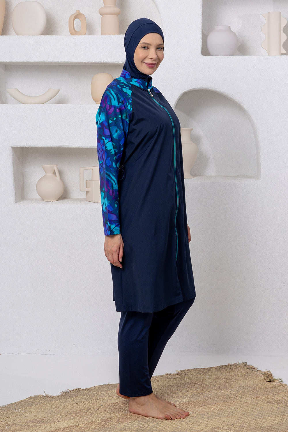 Maresiva Burkini Swimsuit-2803  Voile