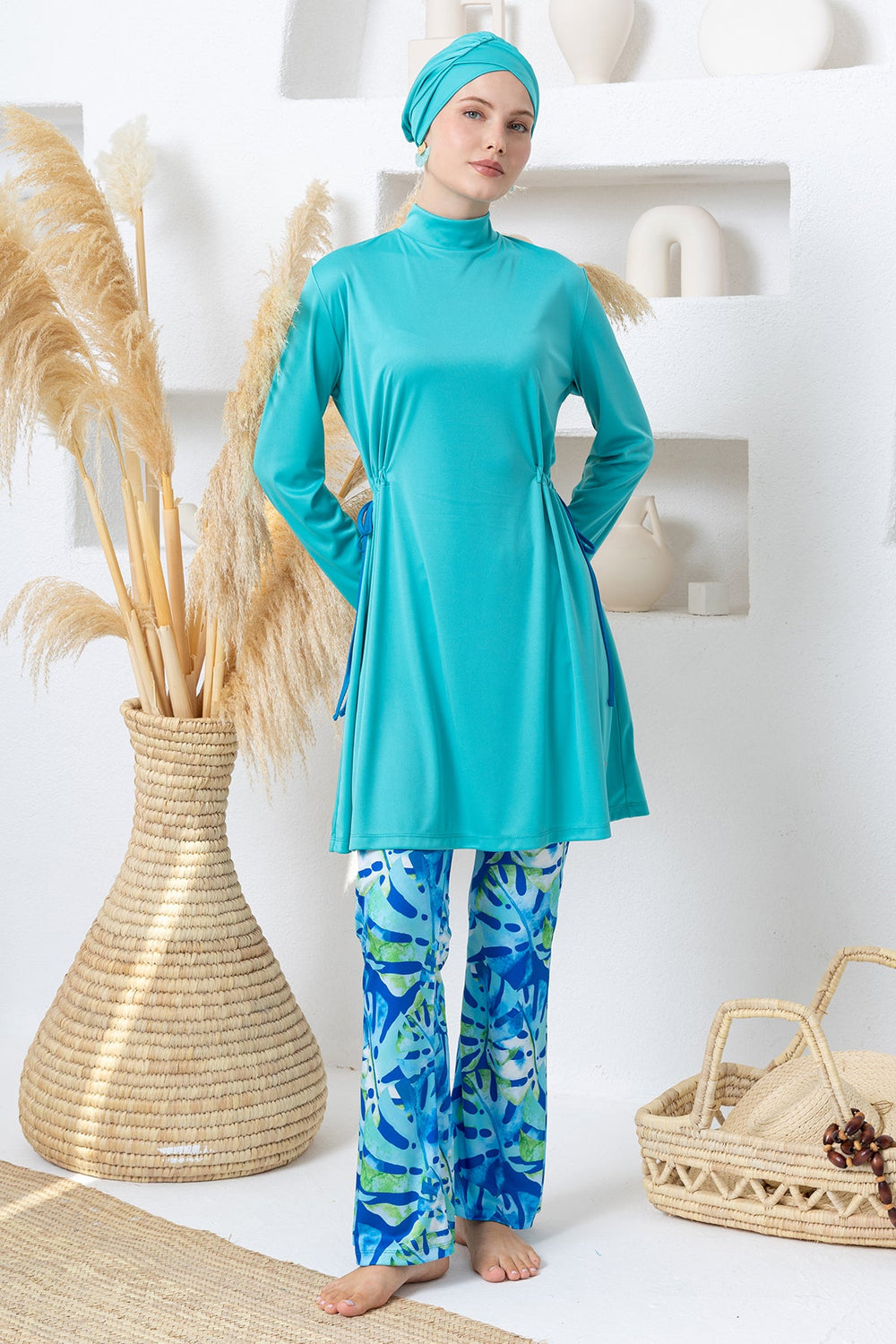 Rozamay Burkini Swimsuit-3116  Voile