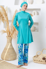 Rozamay Burkini Swimsuit-3116  Voile