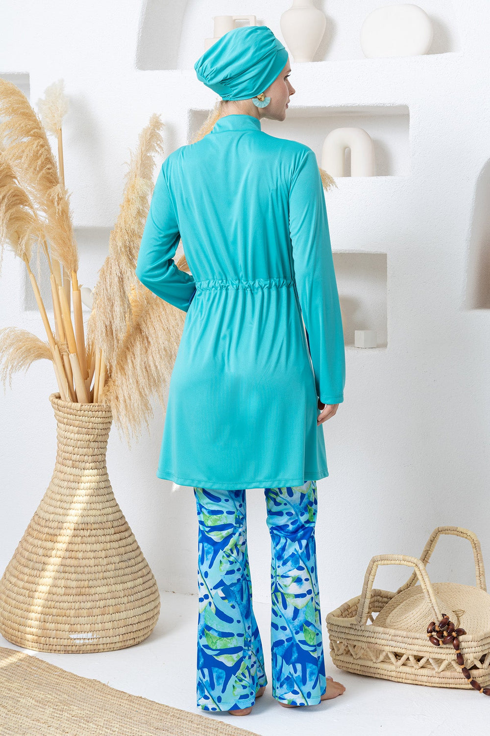Rozamay Burkini Swimsuit-3116  Voile