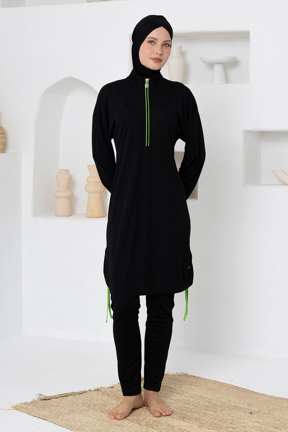 Rozamay Burkini Swimsuit-3120  Voile