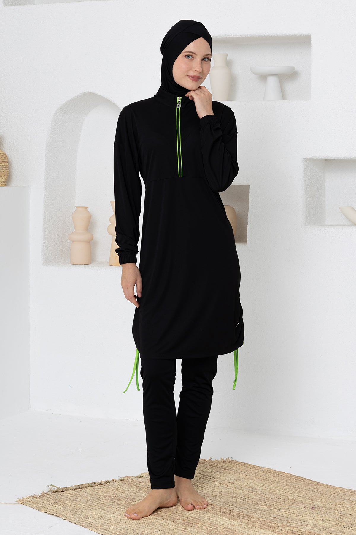 Rozamay Burkini Swimsuit-3120  Voile