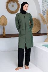 Rozamay Burkini Swimsuit-3501  Voile