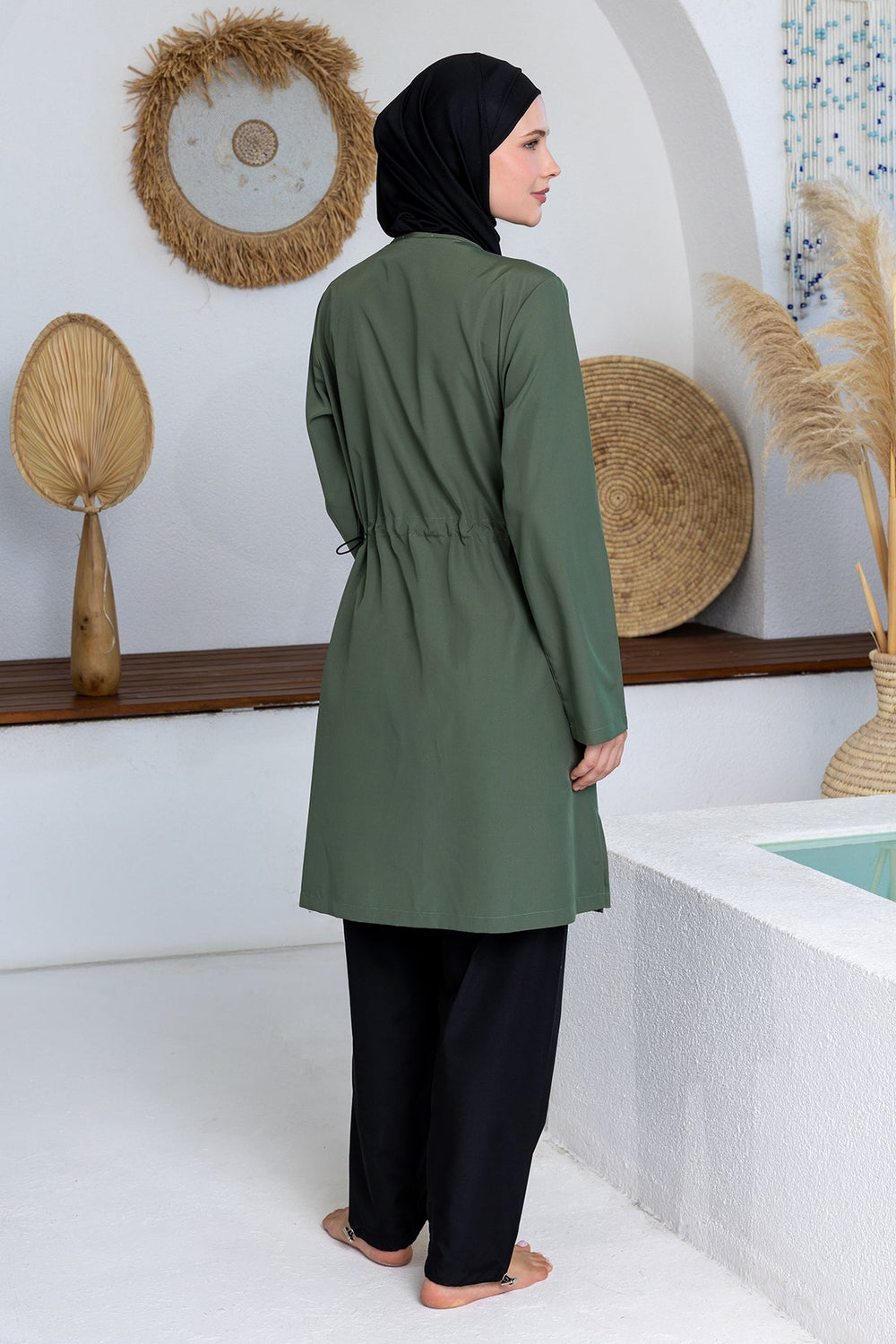 Rozamay Burkini Swimsuit-3501  Voile