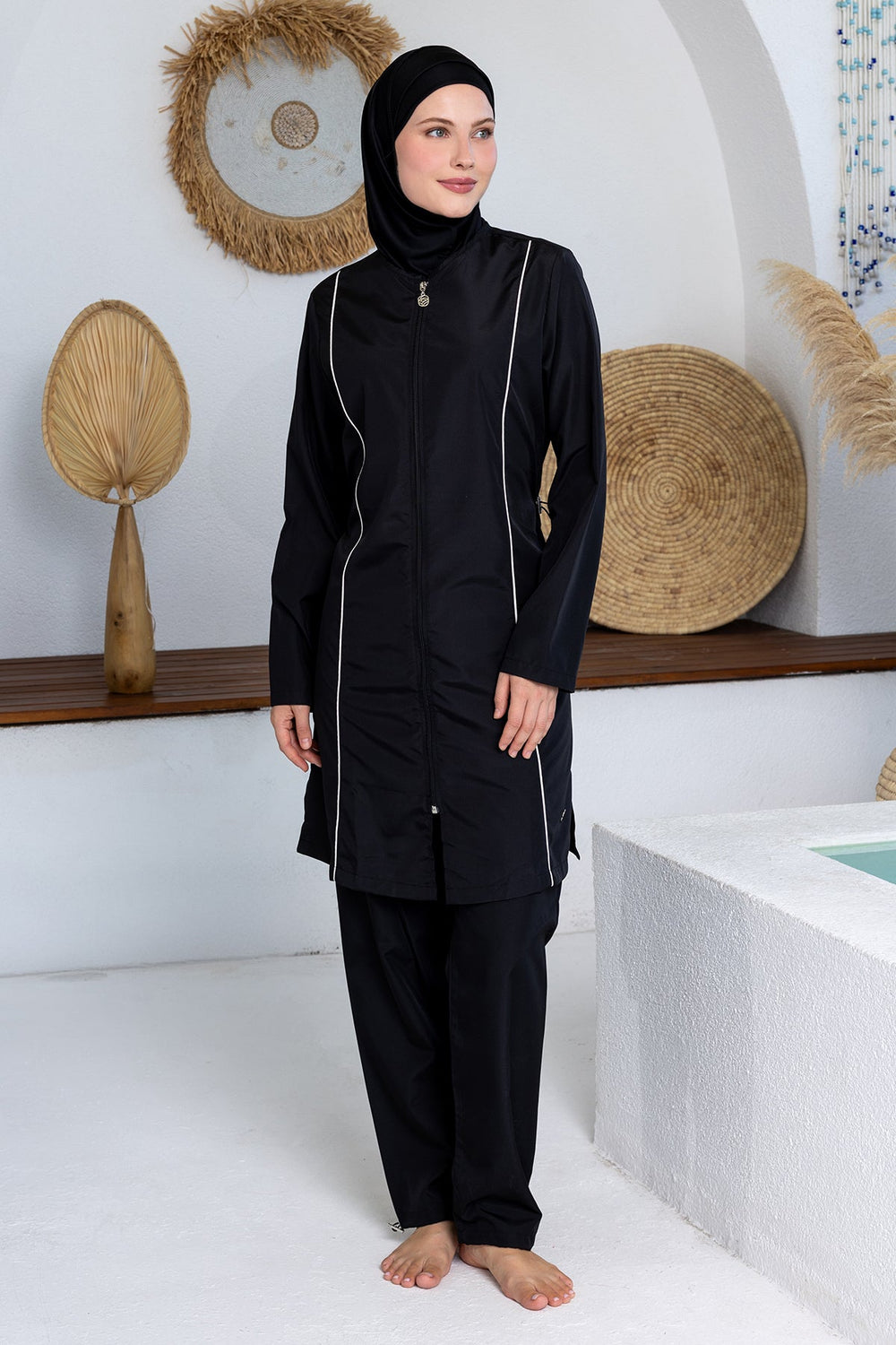 Rozamay Burkini Swimsuit-3501  Voile