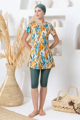 Rozamay Burkini Swimsuit-3601  Voile