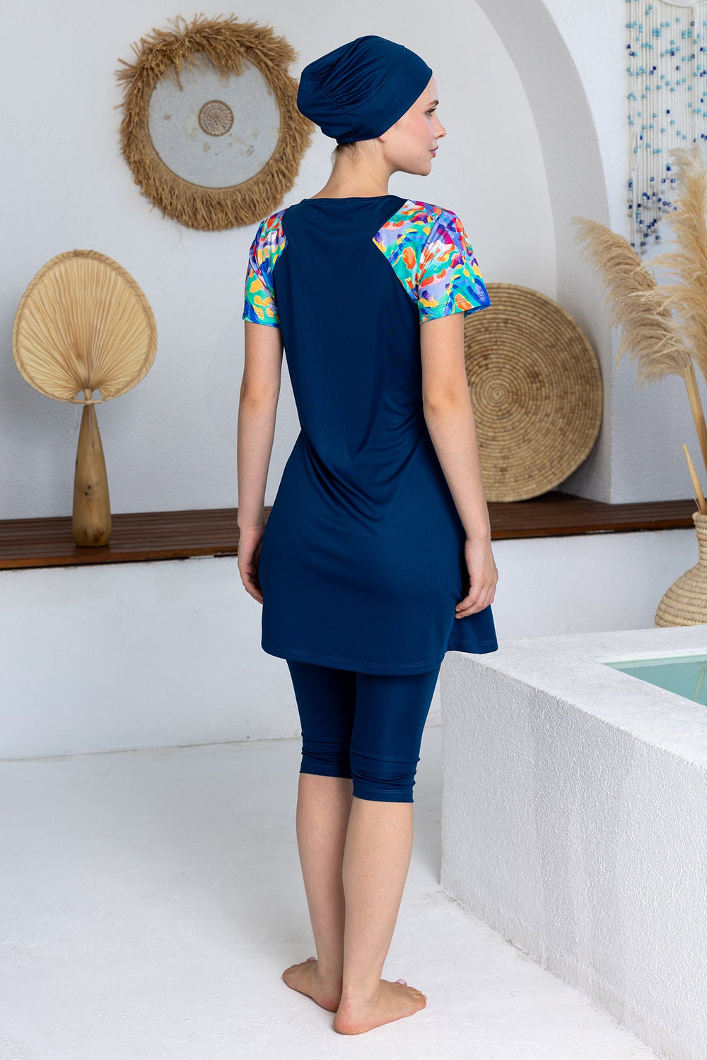 Rozamay Burkini Swimsuit-3603  Voile