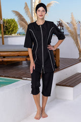 Rozamay Burkini Swimsuit-3605  Voile
