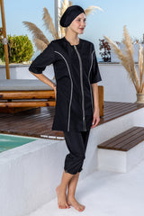 Rozamay Burkini Swimsuit-3605  Voile