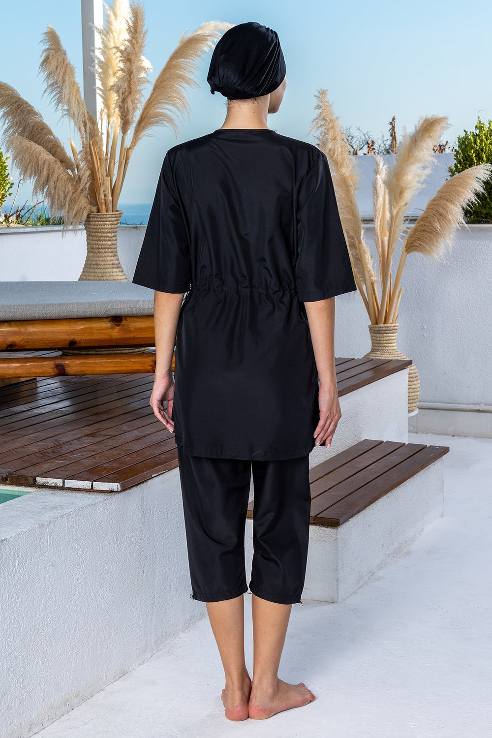 Rozamay Burkini Swimsuit-3605  Voile