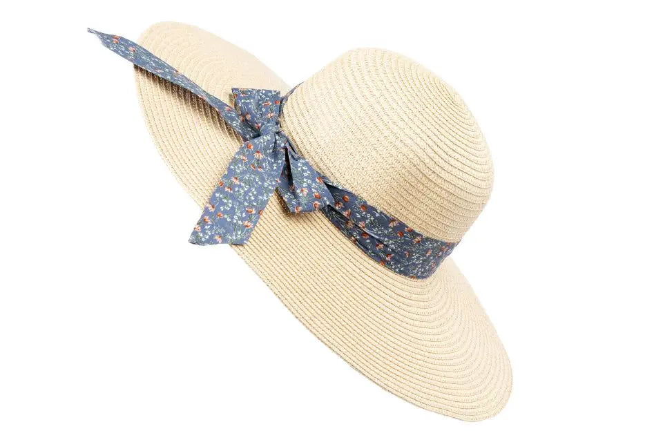 Summer Straw Hat -  Voile