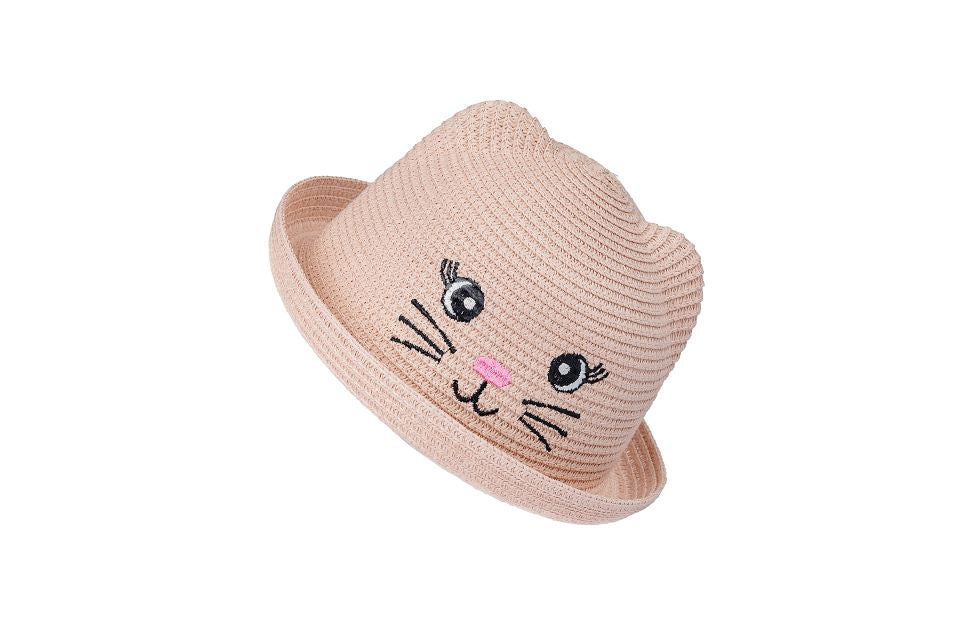 Kids Summer Straw Hat -  Voile