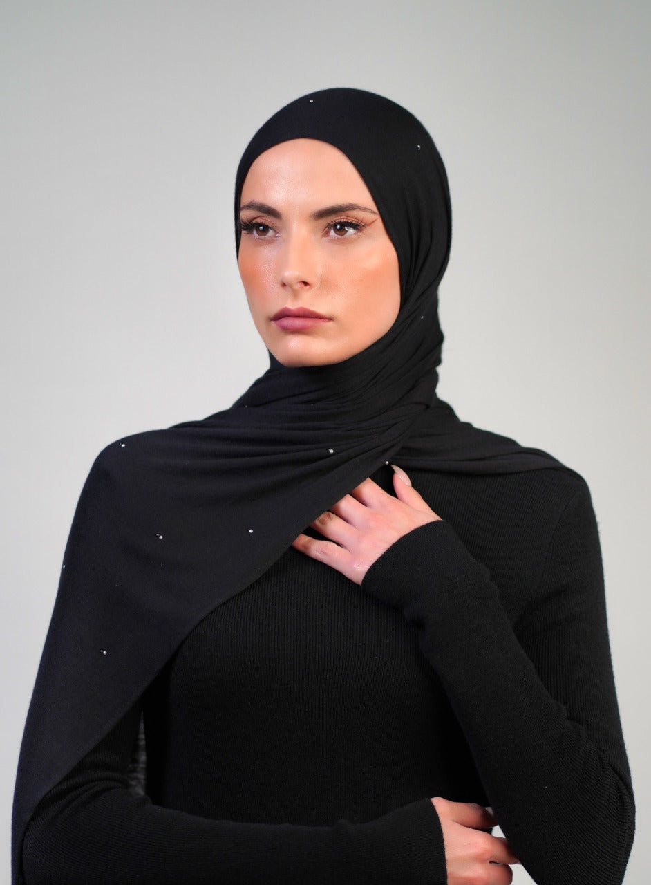 Cotton Stretch With Stones - Voile Fashion