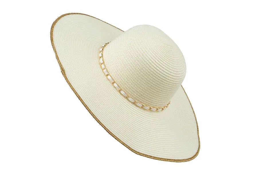 Summer Straw Hat -  Voile