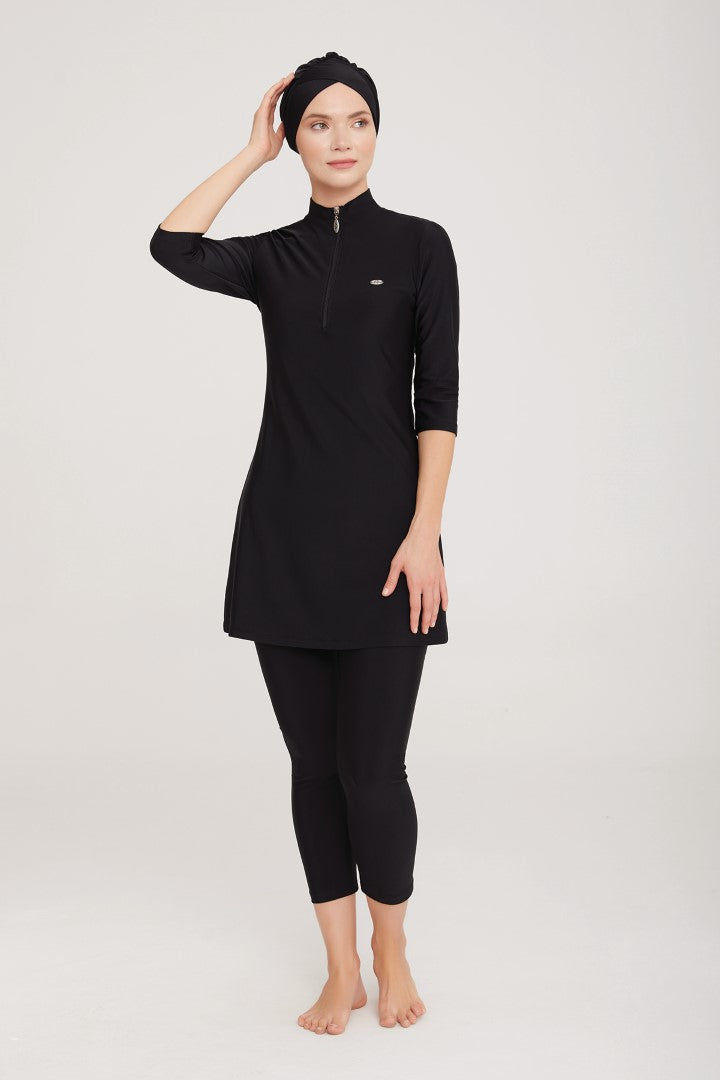 Adasea Burkini  Swimsuit-3400 -  Voile