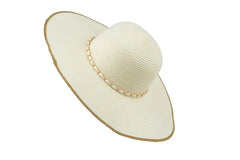 Summer Straw Hat -  Voile