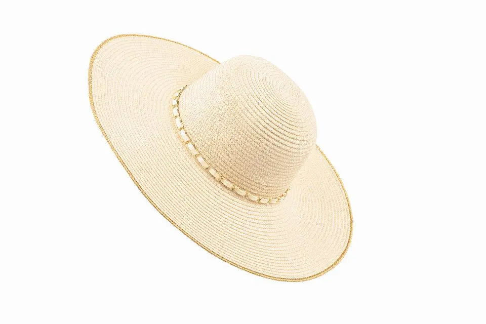 Summer Straw Hat -  Voile