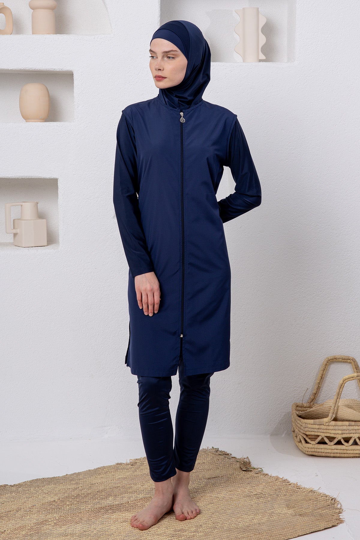 Adasea Burkini  Swimsuit-1302  Voile