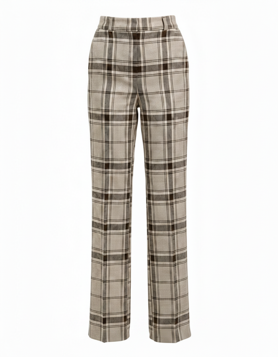 Zahra Plaid Trousers  Elora