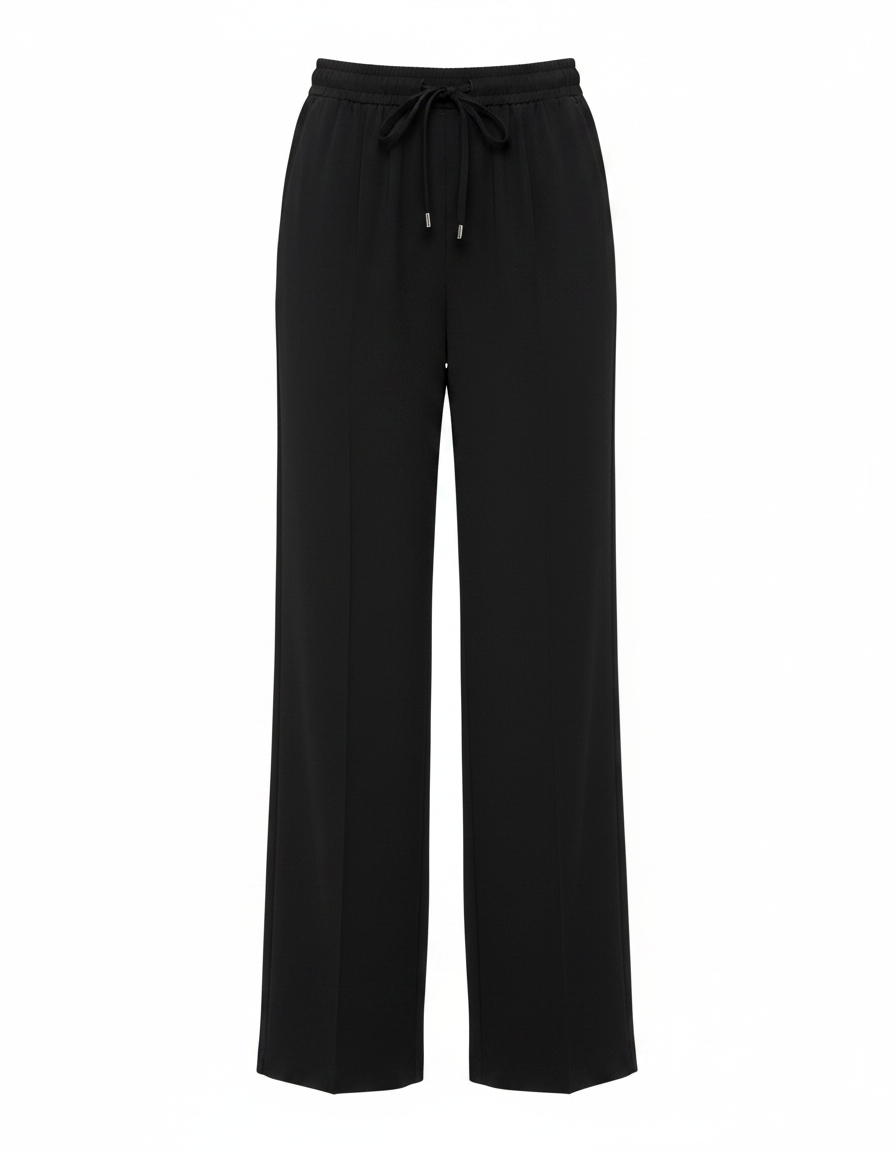 Tala Viscose Maxi Trousers – Belted  Elora