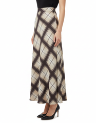 Salma Plaid Skirt  Elora