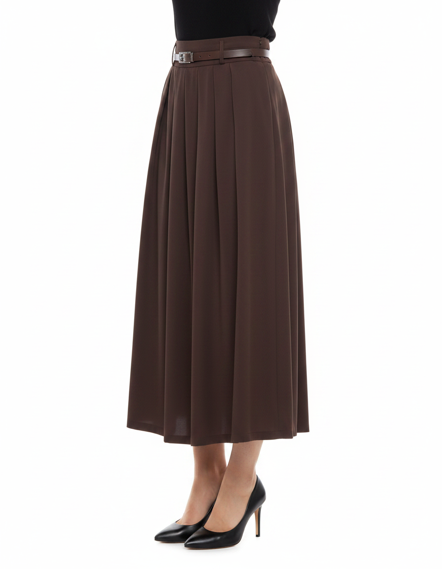 Rasha Everyday Maxi Skirt – Belted  Elora
