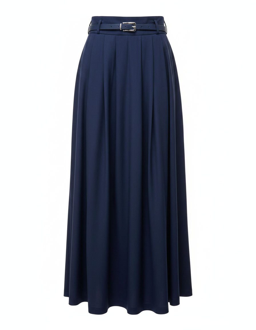 Rasha Everyday Maxi Skirt – Belted  Elora