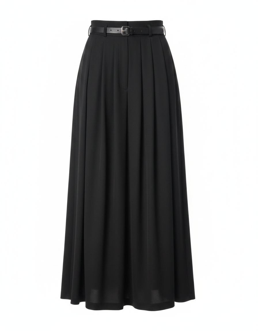 Rasha Everyday Maxi Skirt – Belted  Elora