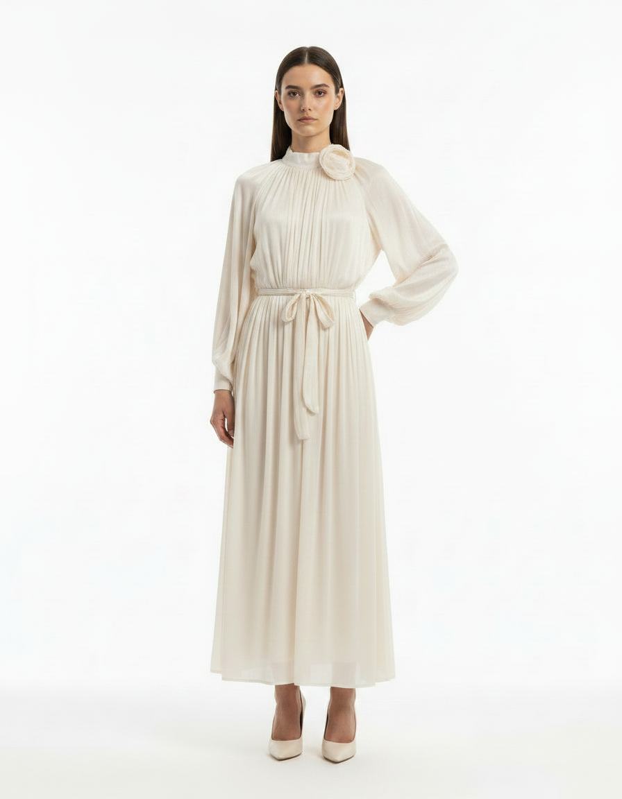 Dania Elegant Maxi Dress – Long Sleeve  Elora