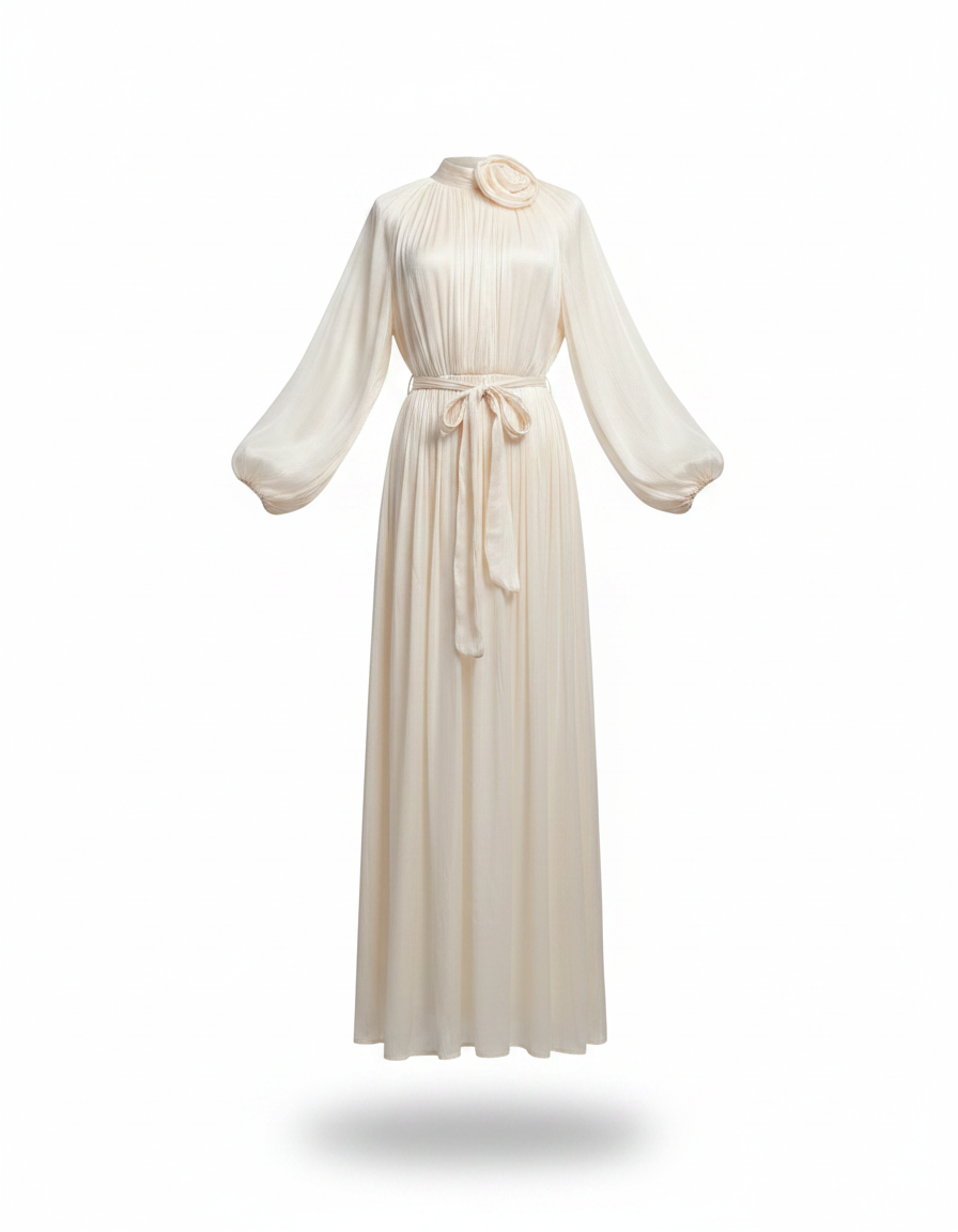 Dania Elegant Maxi Dress – Long Sleeve  Elora