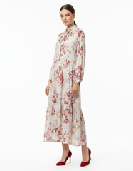 Randa Floral Maxi Dress – V-Neck  Elora