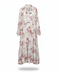 Randa Floral Maxi Dress – V-Neck  Elora
