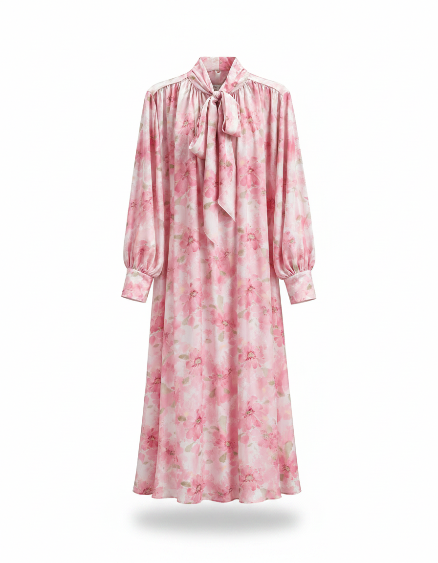 Reem Floral Maxi Dress – Long Sleeve  Elora