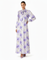Reem Floral Maxi Dress – Long Sleeve  Elora