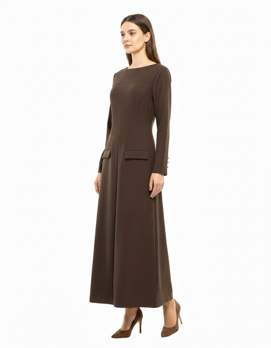 Bahia Everyday Maxi Dress – Boat Neck  Elora
