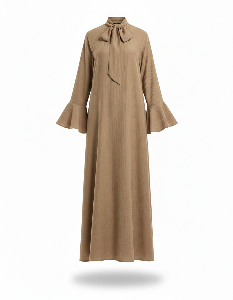 Buthaina Everyday Maxi Dress – Pull-On V-Neck  Elora