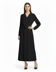 Fayrouz Everyday Maxi Dress – Pull-On V-Neck  Elora