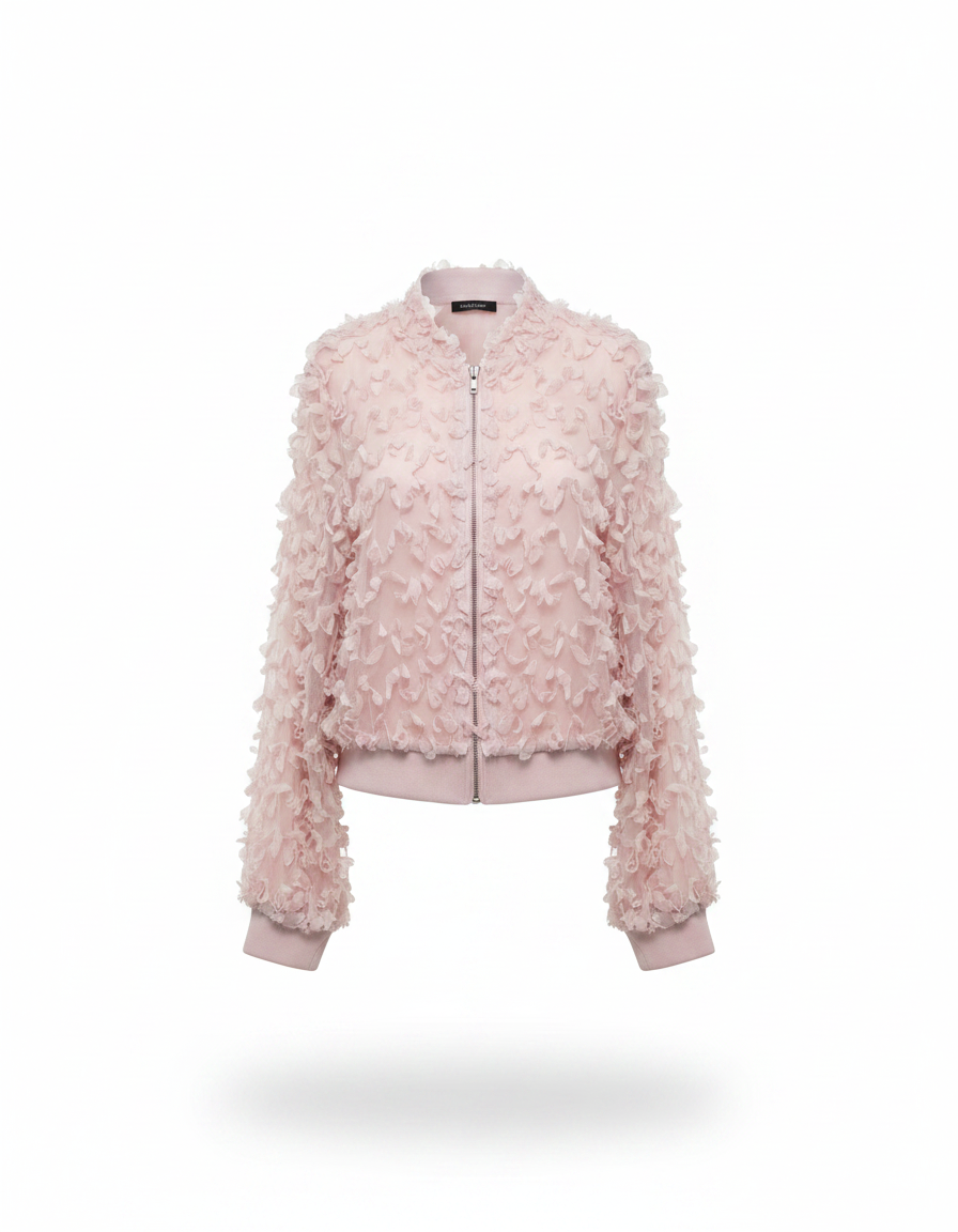 Basma Elegant Cropped Jacket – Long Sleeve  Elora