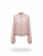 Basma Elegant Cropped Jacket – Long Sleeve  Elora