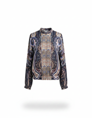 Ibtisam Paisley Cropped Jacket – Long Sleeve  Elora
