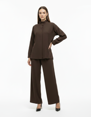 Atheer Everyday Maxi Co-ord Set – Button-Front Long Sleeve  Elora