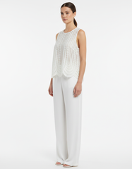 Sleeveless Blouse  Voile