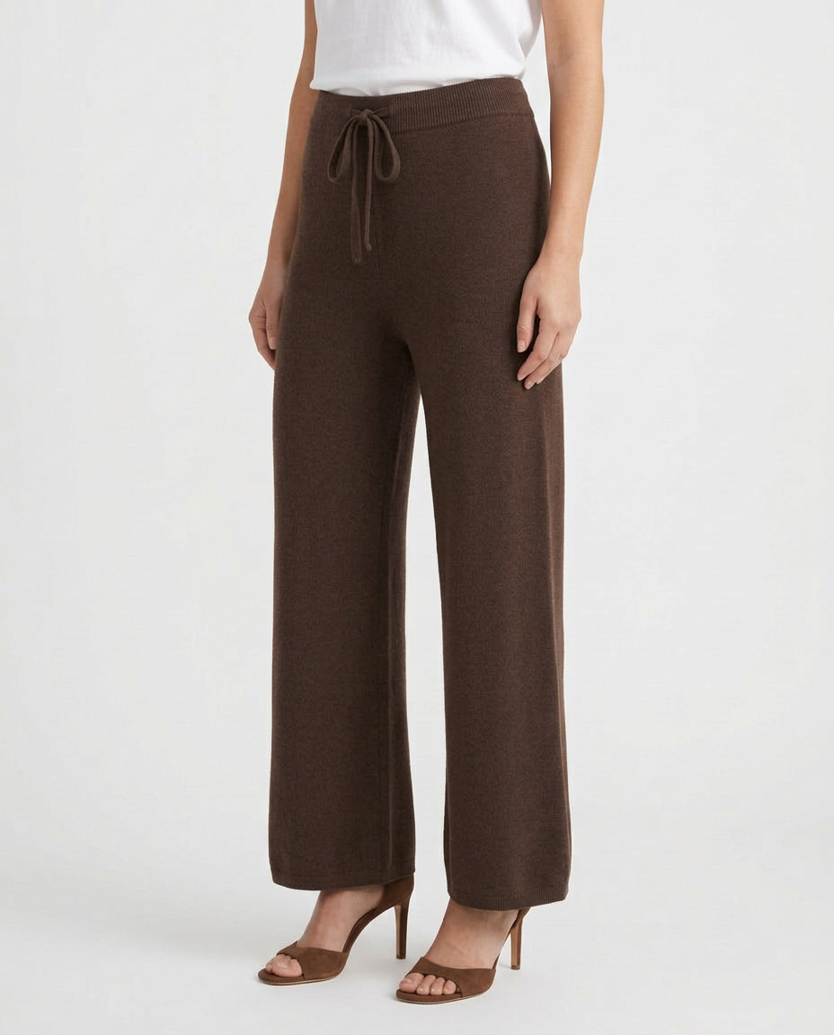 Radwa Viscose Maxi Trousers – Pull-On  Elora