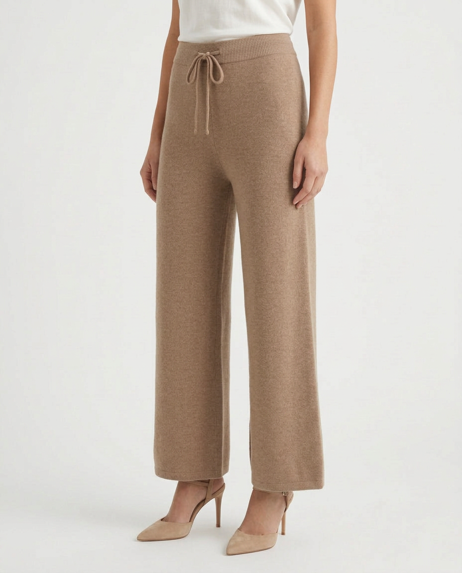 Radwa Viscose Maxi Trousers – Pull-On  Elora