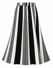 Jinan Striped Skirt – Pull-On  Elora