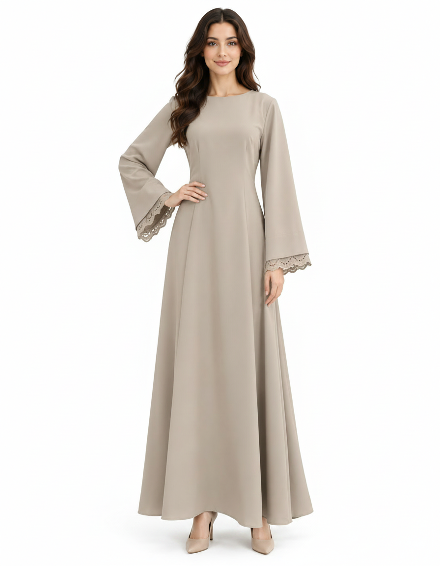 Kawkab Everyday Maxi Dress – Long Sleeve  Elora