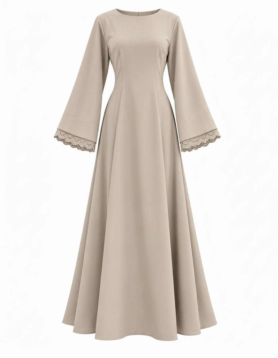 Kawkab Everyday Maxi Dress – Long Sleeve  Elora