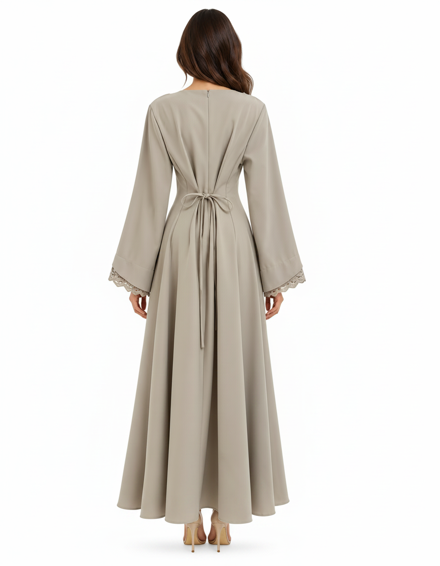 Kawkab Everyday Maxi Dress – Long Sleeve  Elora